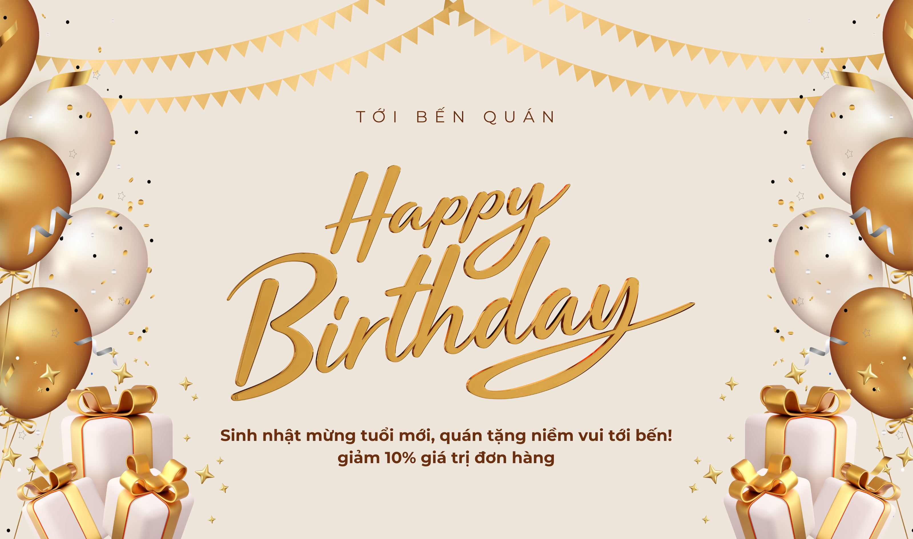 giảm 10% ngày sinh nhật